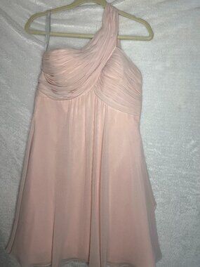 Bill Levkoff One-Shoulder Formal Cocktail Dress | Size 12 | Elegant Evening